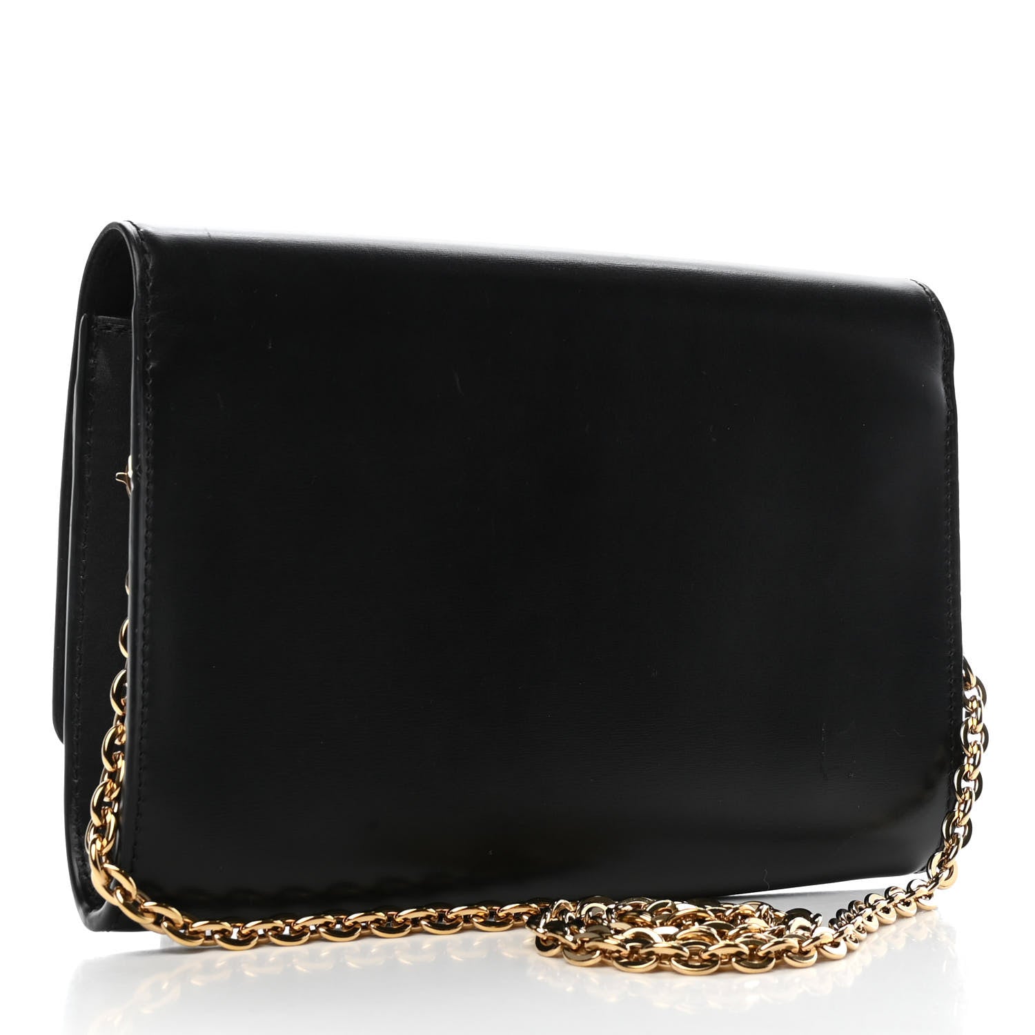 Louis Vuitton Calfskin Chain Louise GM Black 2 of 4