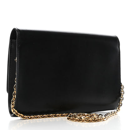 Louis Vuitton Calfskin Chain Louise GM Black 2 of 4