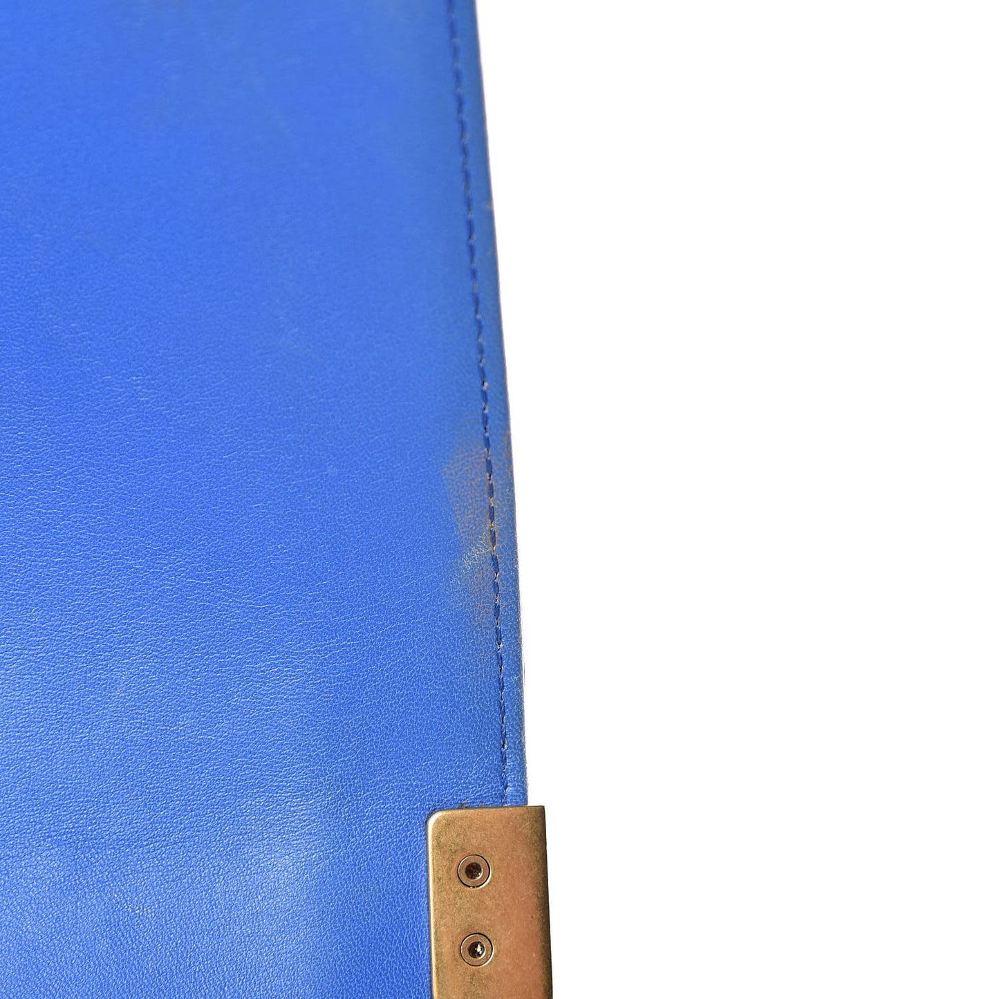 Lambskin Quilted Medium Boy Flap Blue