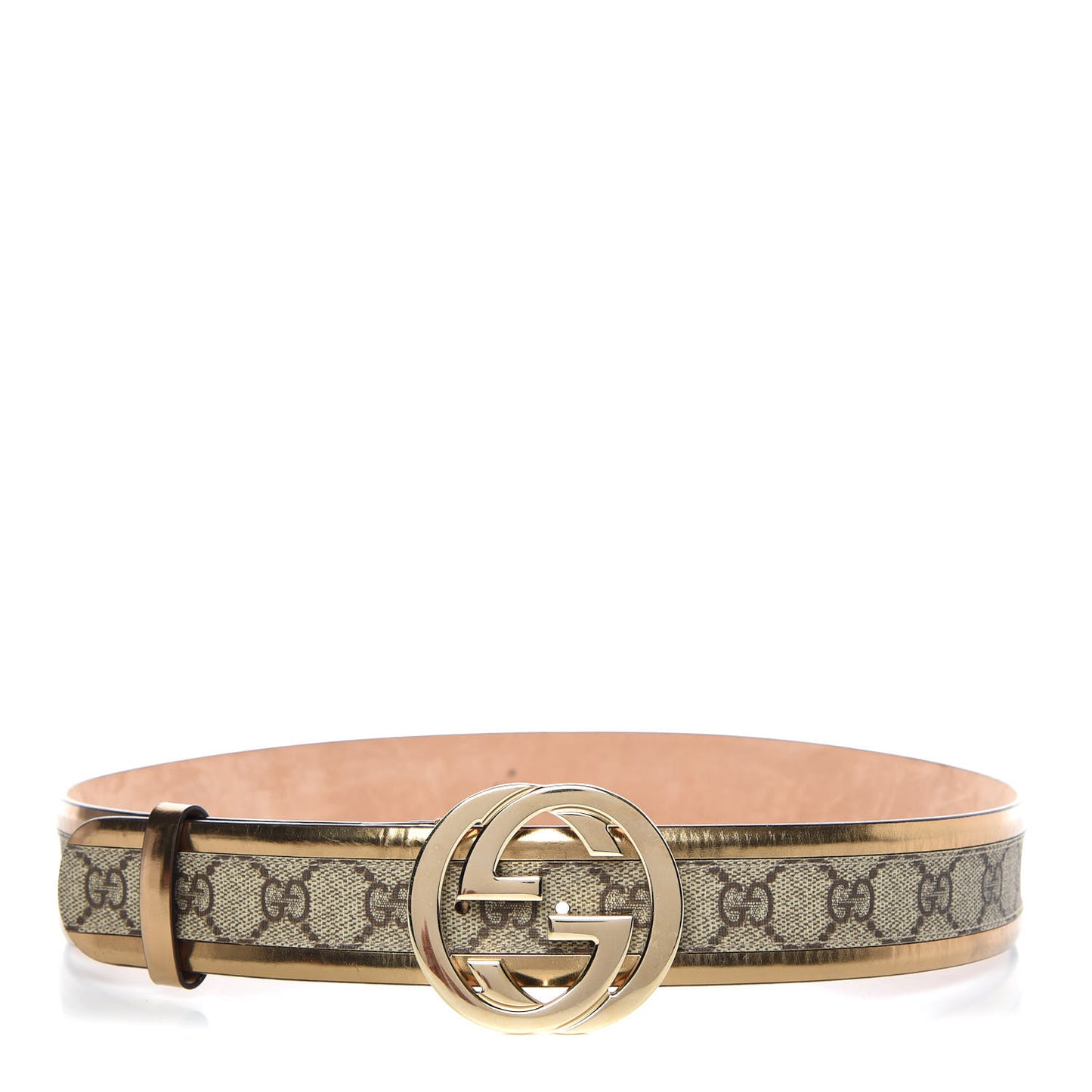 Monogram Interlocking G Belt 85 34 Gold