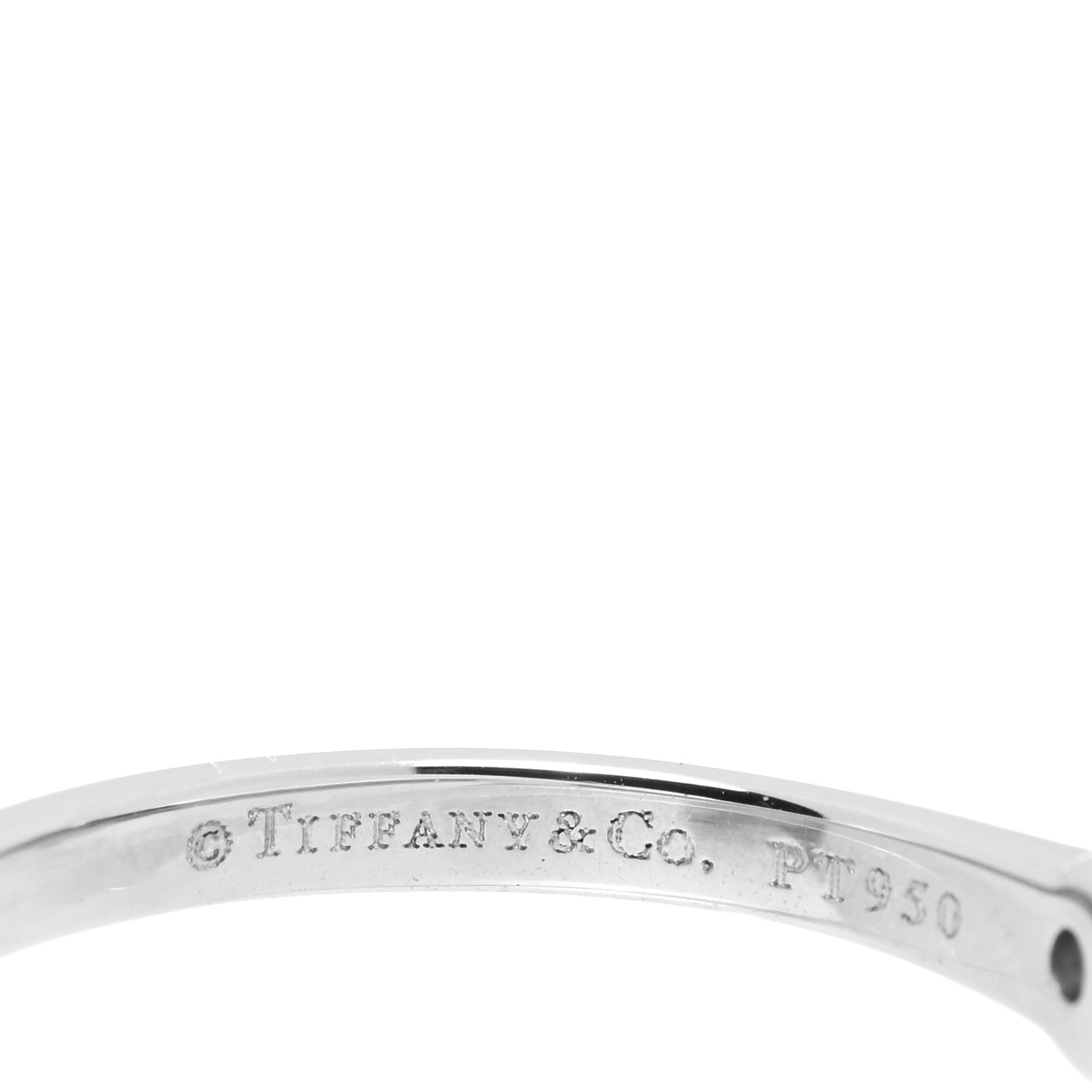 Tiffany Platinum Diamond .37ct Solitaire Engagement Ring 52 6 4 of 4