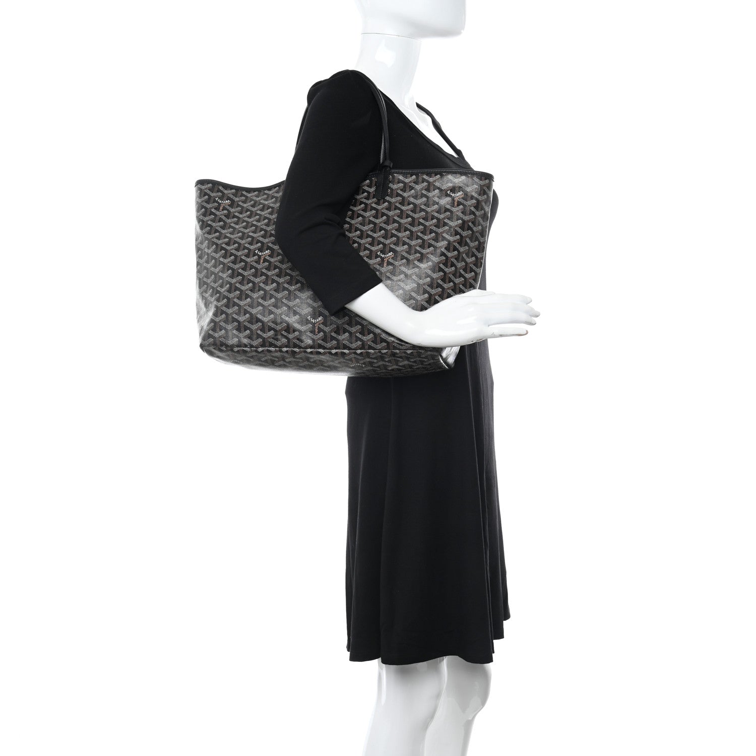 Goyard Goyardine Saint Louis PM Black 2 of 13