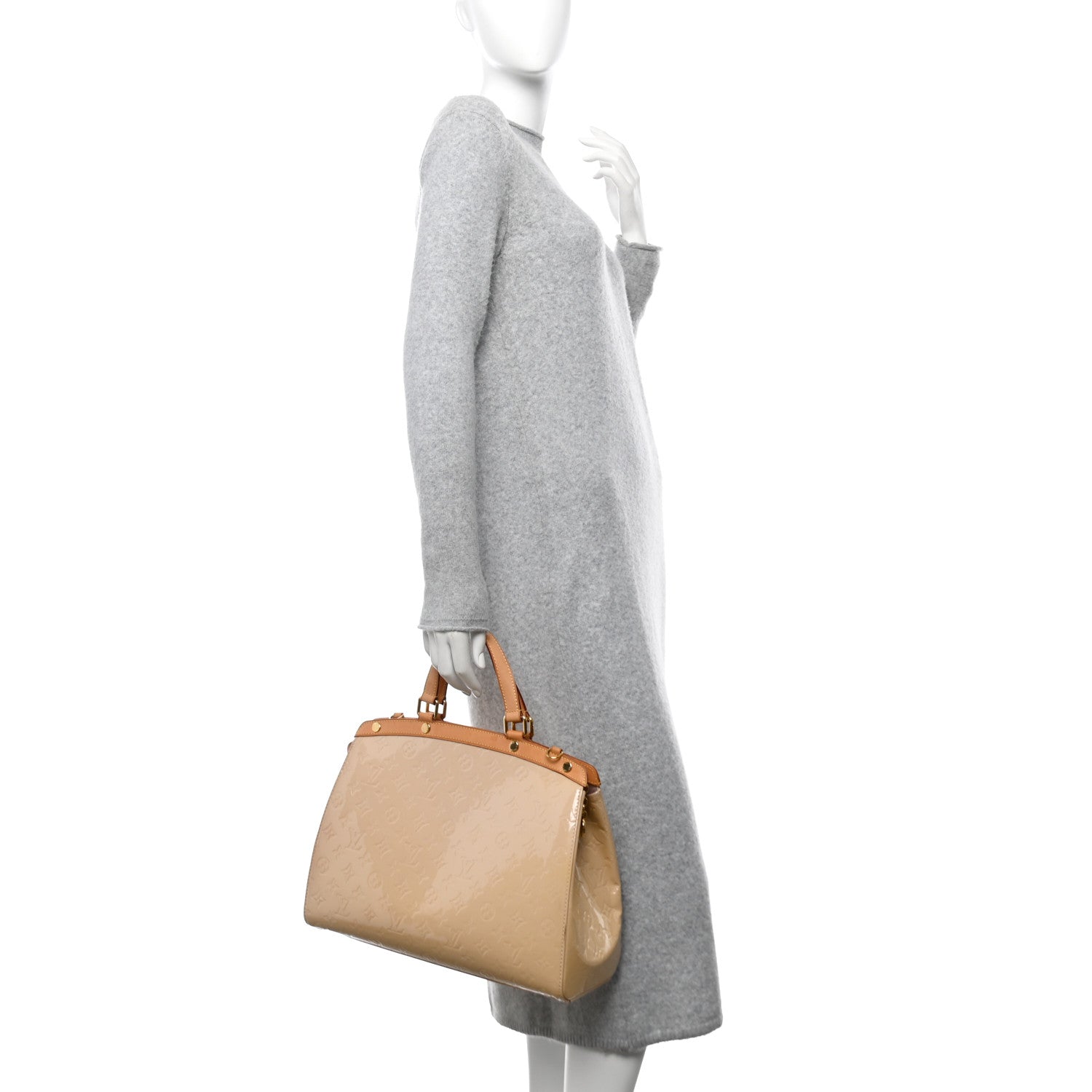 Louis Vuitton Vernis Brea GM Blanc Corail 2 of 13