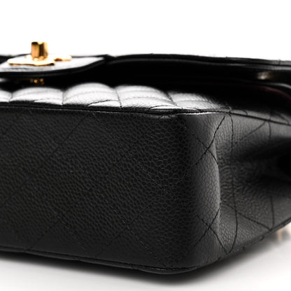 Chanel Caviar Quilted Small Double Flap Black 10 of 11