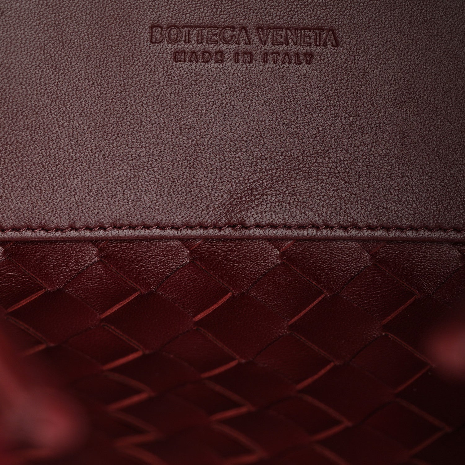 Bottega Veneta Nappa Intrecciato Small Andiamo Shoulder Bag Barolo 10 of 10