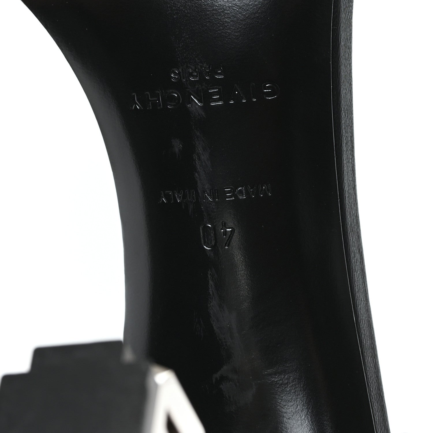 Givenchy Smooth Nappa G Cube 105mm Sandals 40 Black 7 of 9