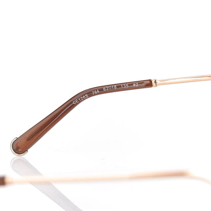 Chloe Oversized Round Sunglasses CE126S Gold 5 of 7