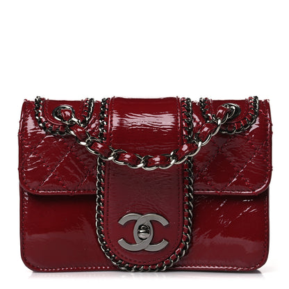 Chanel Patent Mini Madison Flap Red 1 of 11