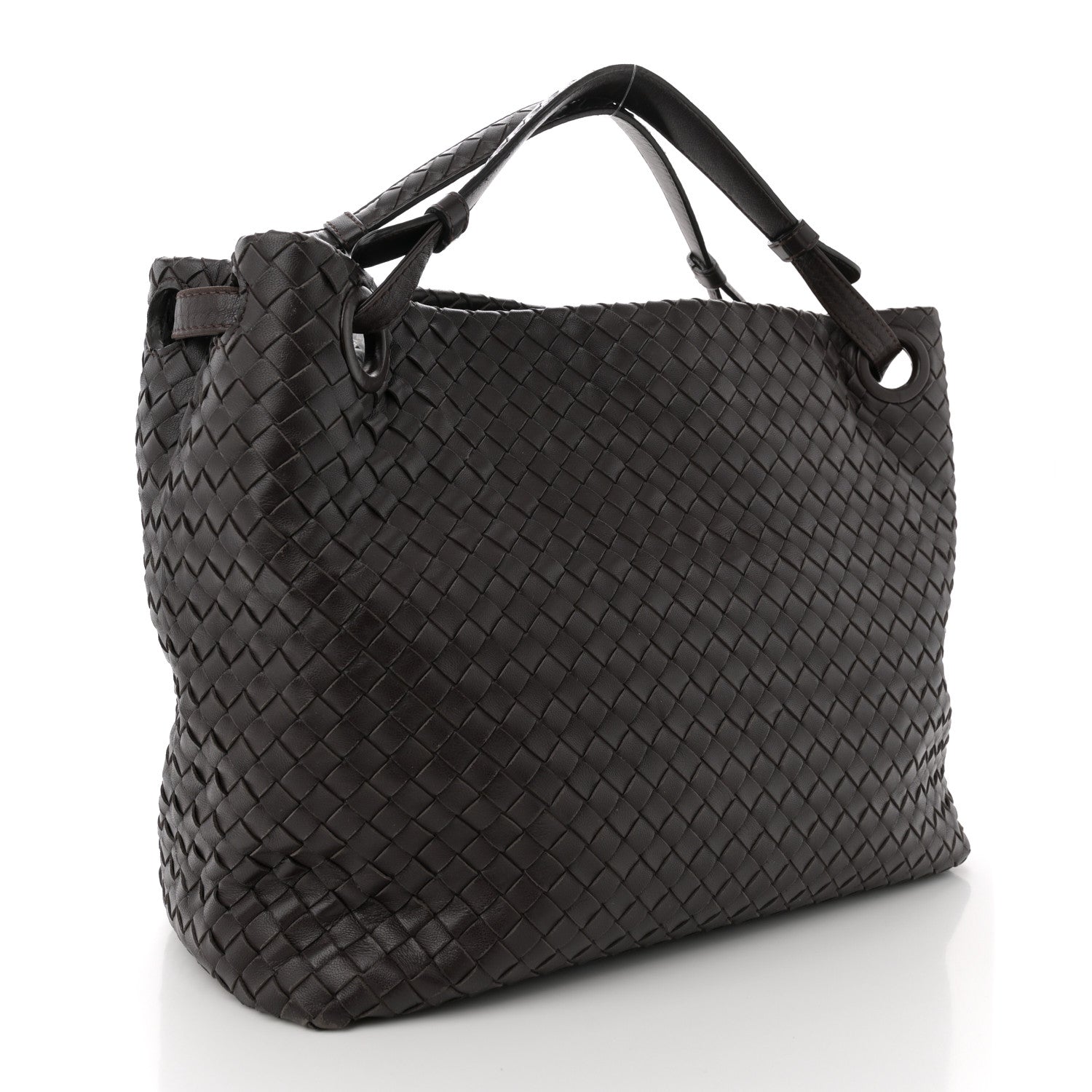 Bottega Veneta Nappa Intrecciato Garda Tote Ebano 3 of 12