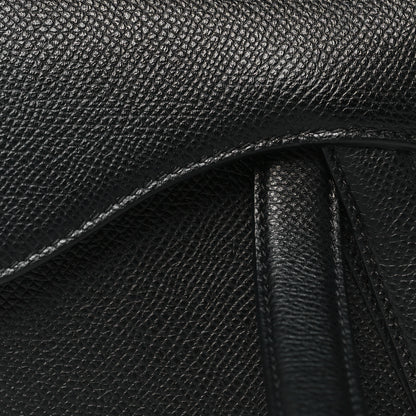 Christian Dior Grained Calfskin Mini Saddle Bag Black 8 of 12