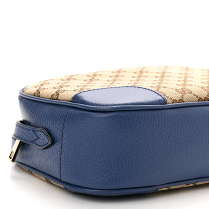 Gucci Monogram Dollar Calfskin Mini Bree Messenger Bag Beige Ebony Caspian 8 of 9