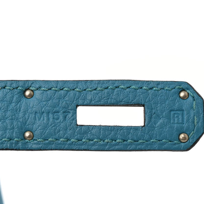 Hermes Togo Kelly Retourne 32 Turquoise 7 of 10