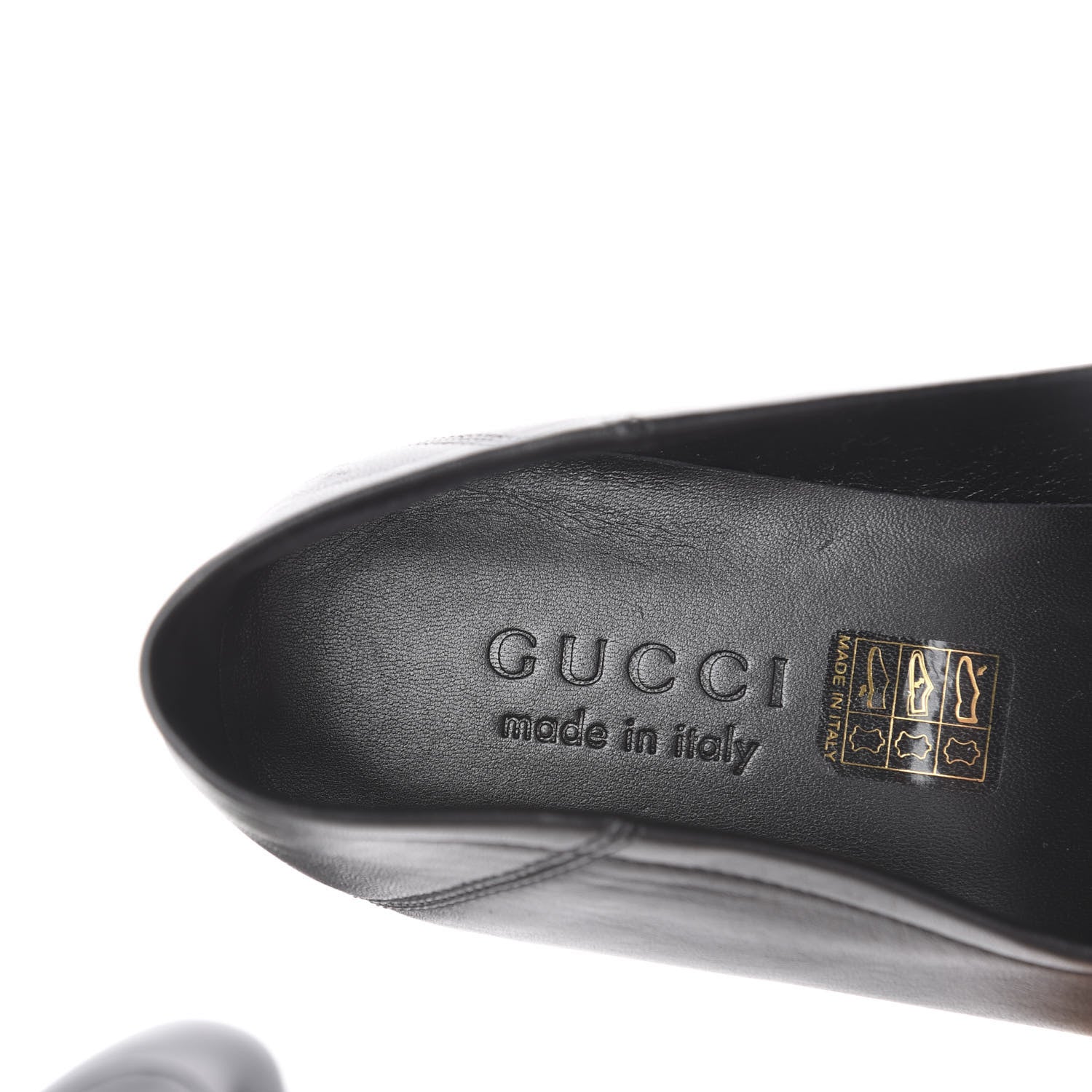 Gucci Lambskin Wolf Embroidered Mens Brixton Horsebit Loafers 6.5 Black 9 of 10