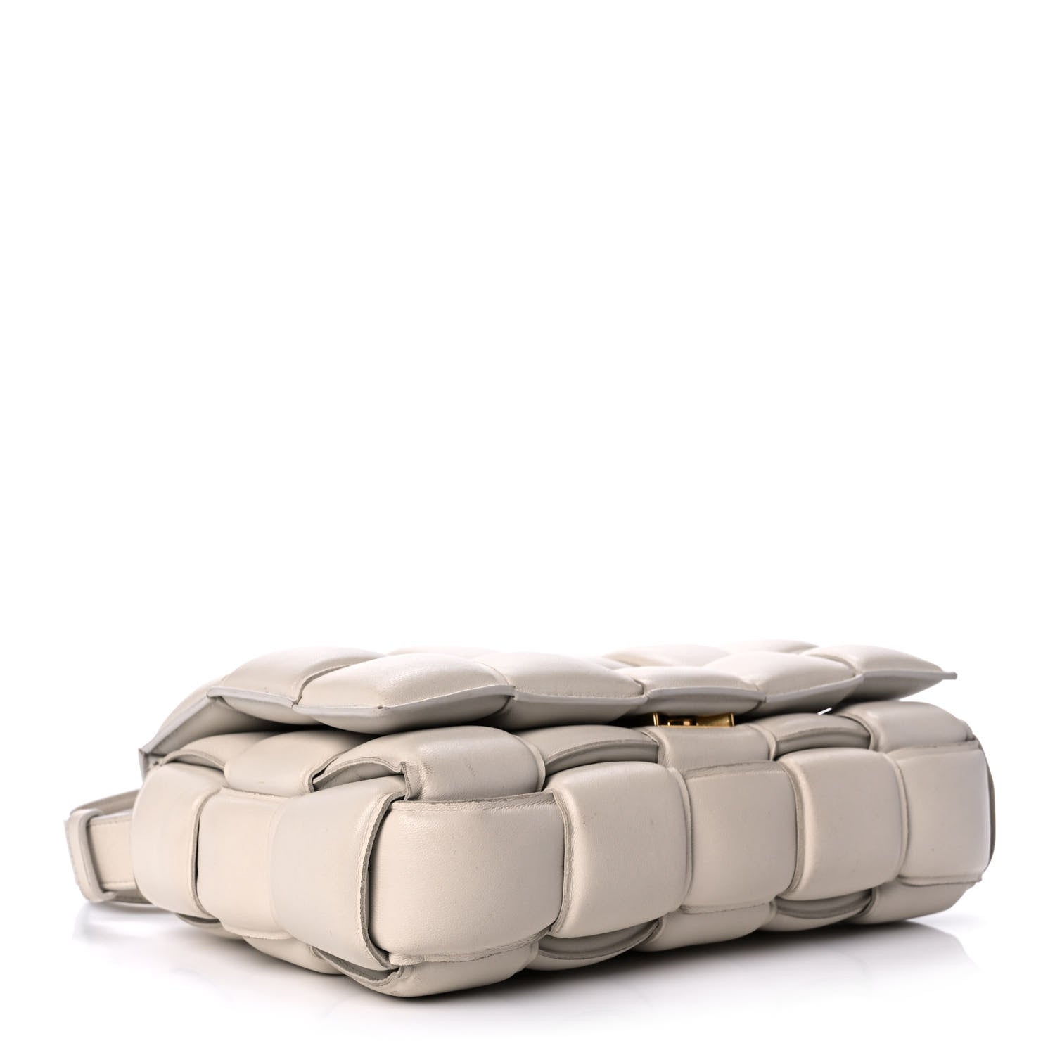 Bottega Veneta Nappa Maxi Intreccio Padded Cassette Crossbody Bag Chalk 4 of 19