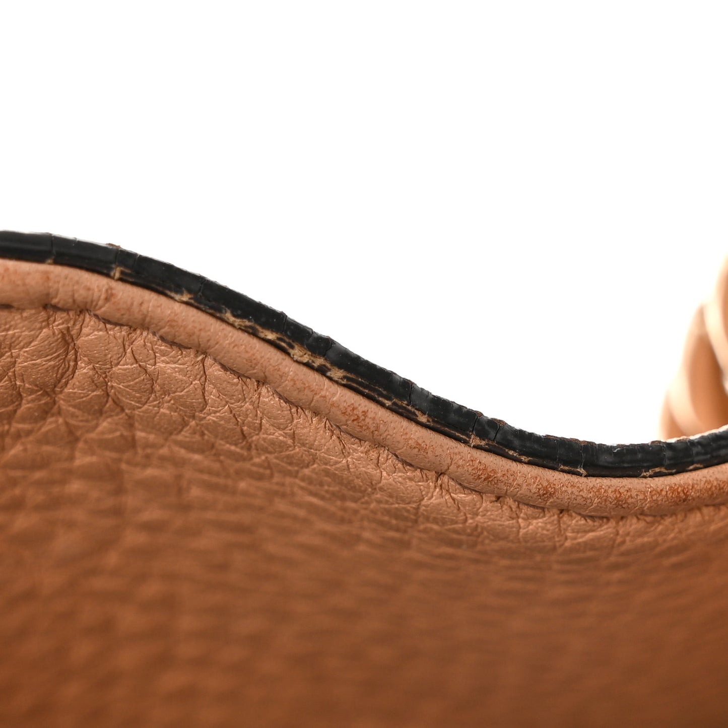 Pebbled Calfskin Medium Soho Chain Shoulder Bag Camelia