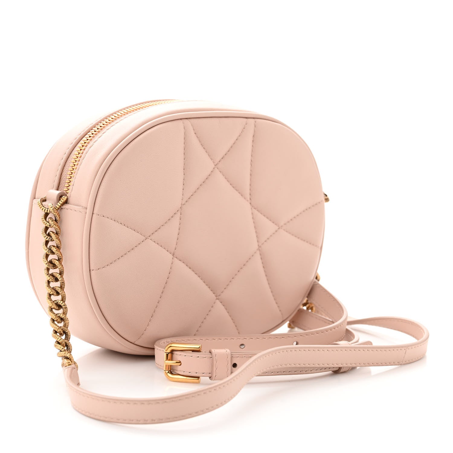 Dolce & Gabbana Smooth Calfskin Mini Devotion Camera Bag Cipria 3 of 9