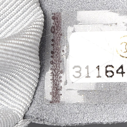 Chanel Metallic Lambskin Quilted Medium Chanel 19 Flap Silver 7 of 9