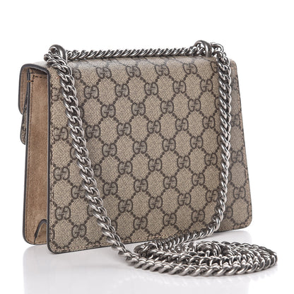 Gucci GG Supreme Monogram Mini Dionysus Shoulder Bag Taupe 3 of 12