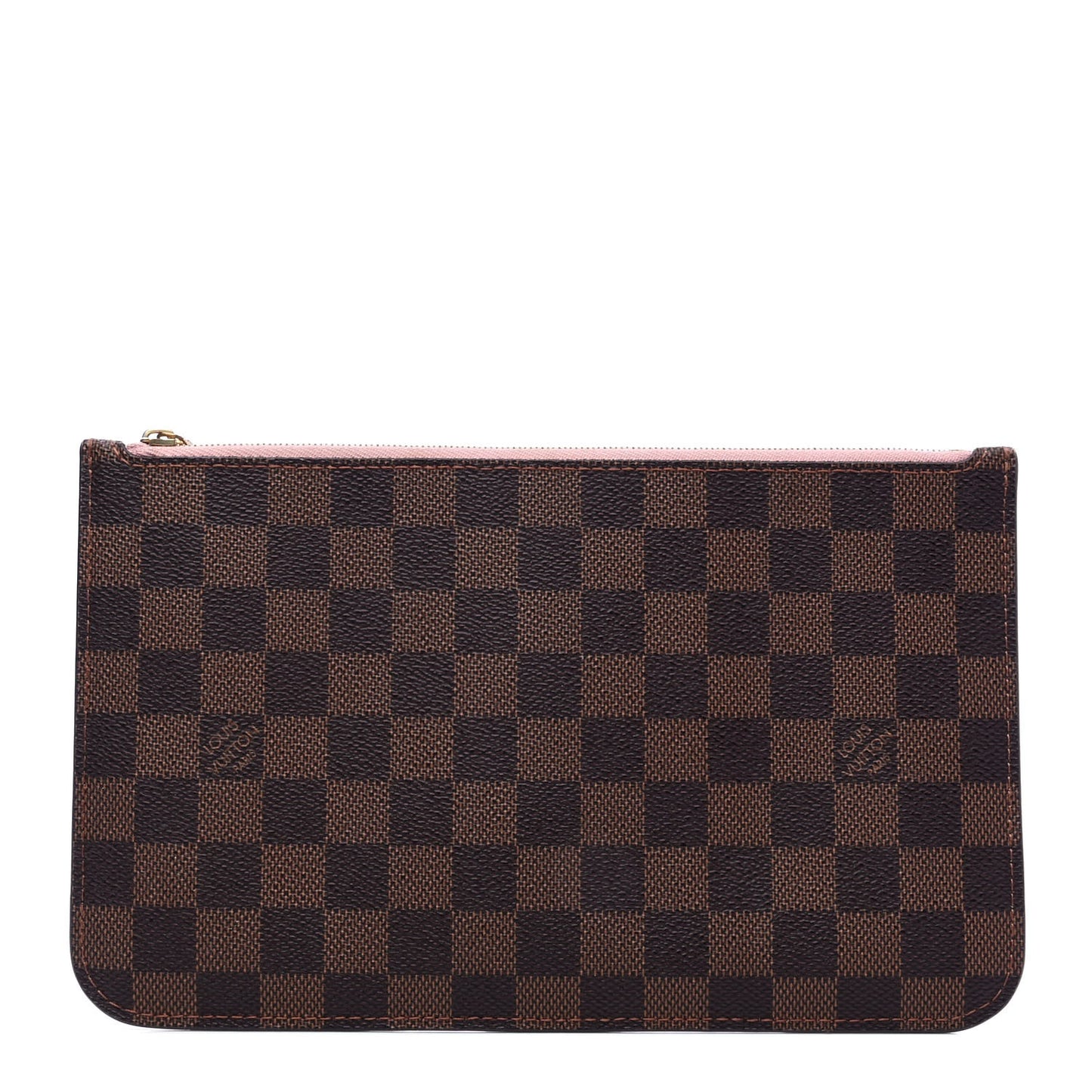 Damier Ebene Neverfull MM GM Pochette Rose Ballerine