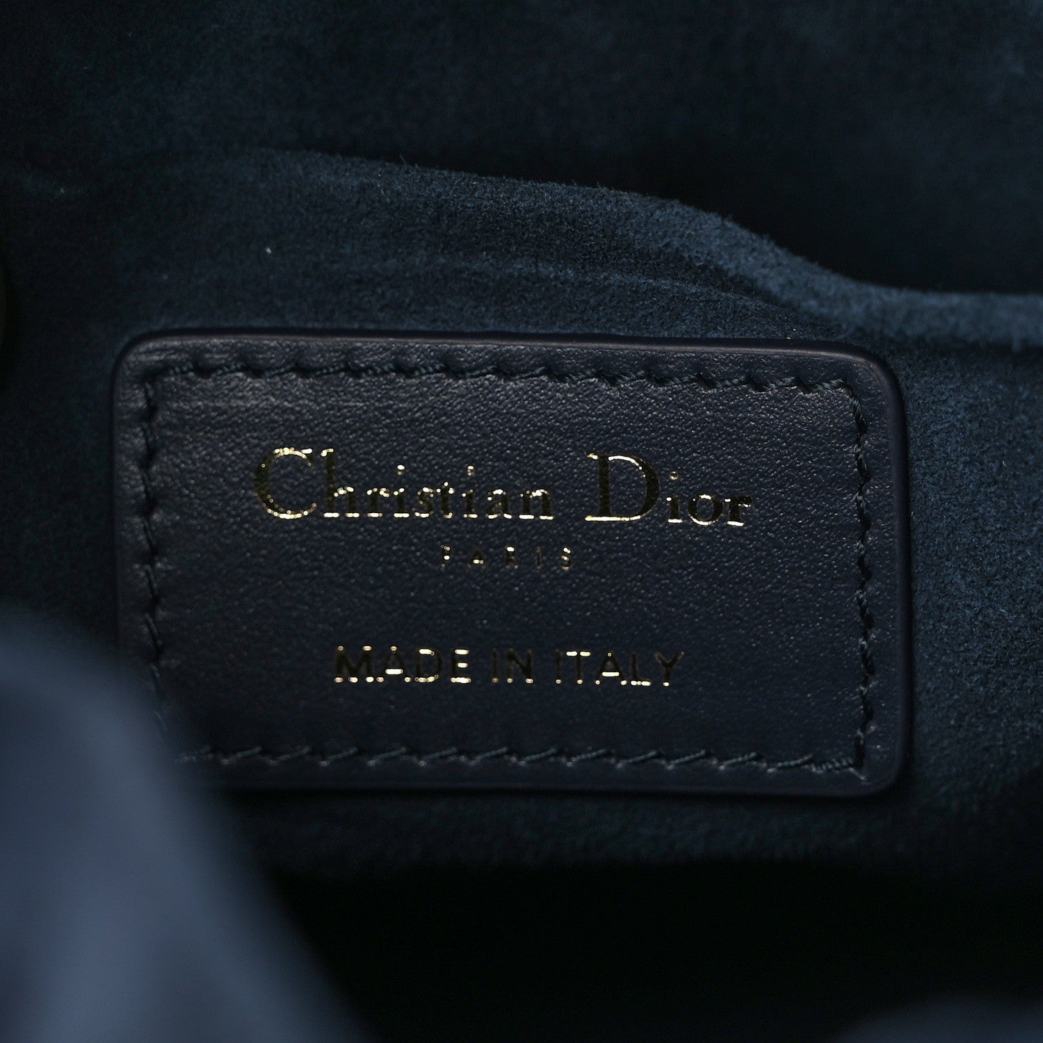 Christian Dior Calfskin Small Dior Vibe Bucket Blue 6 of 8