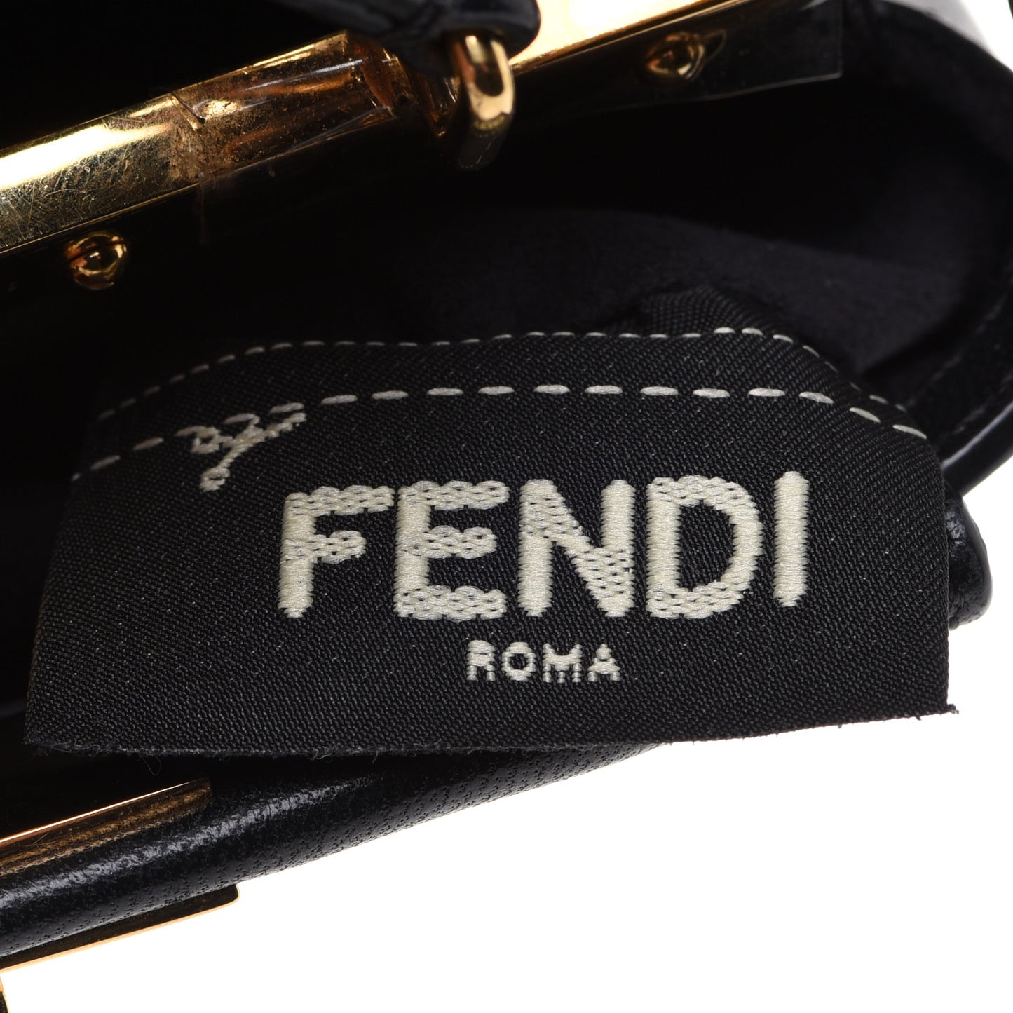 Nappa Micro Peekaboo Iconic Satchel Black