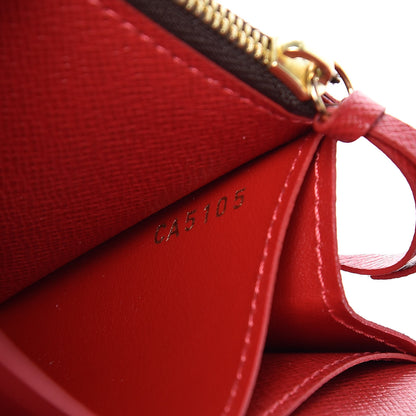 Louis Vuitton Damier Ebene Caissa Wallet Cherry 7 of 8
