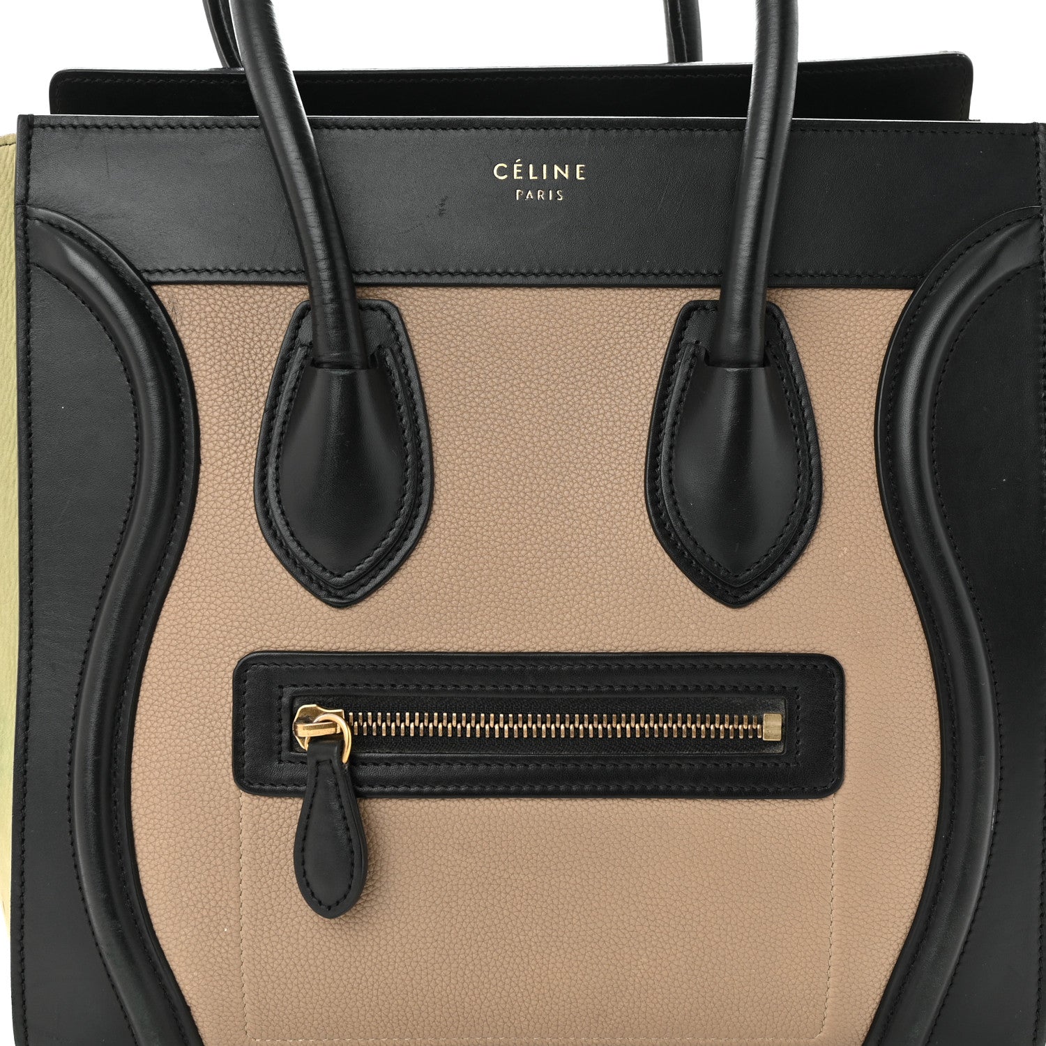 Celine Nubuck Smooth Calfskin Micro Tri-Color Luggage 8 of 16