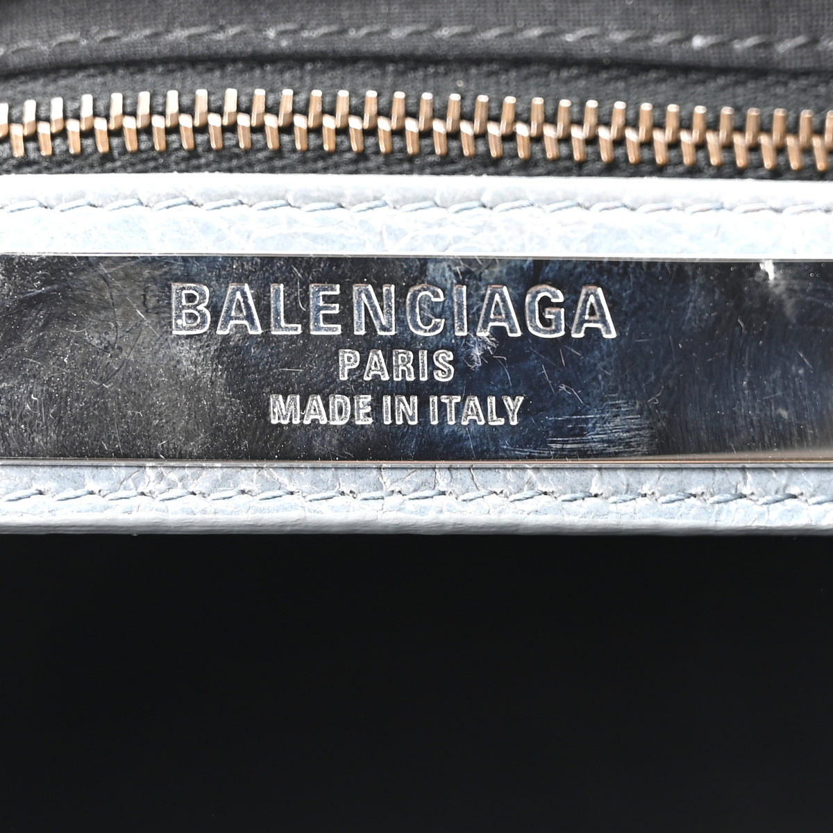 Balenciaga Agneau Arena Classic Hardware Small Le City Blue Grey 6 of 10