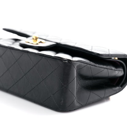 Chanel Lambskin Quilted Small Double Flap Black 9 of 15