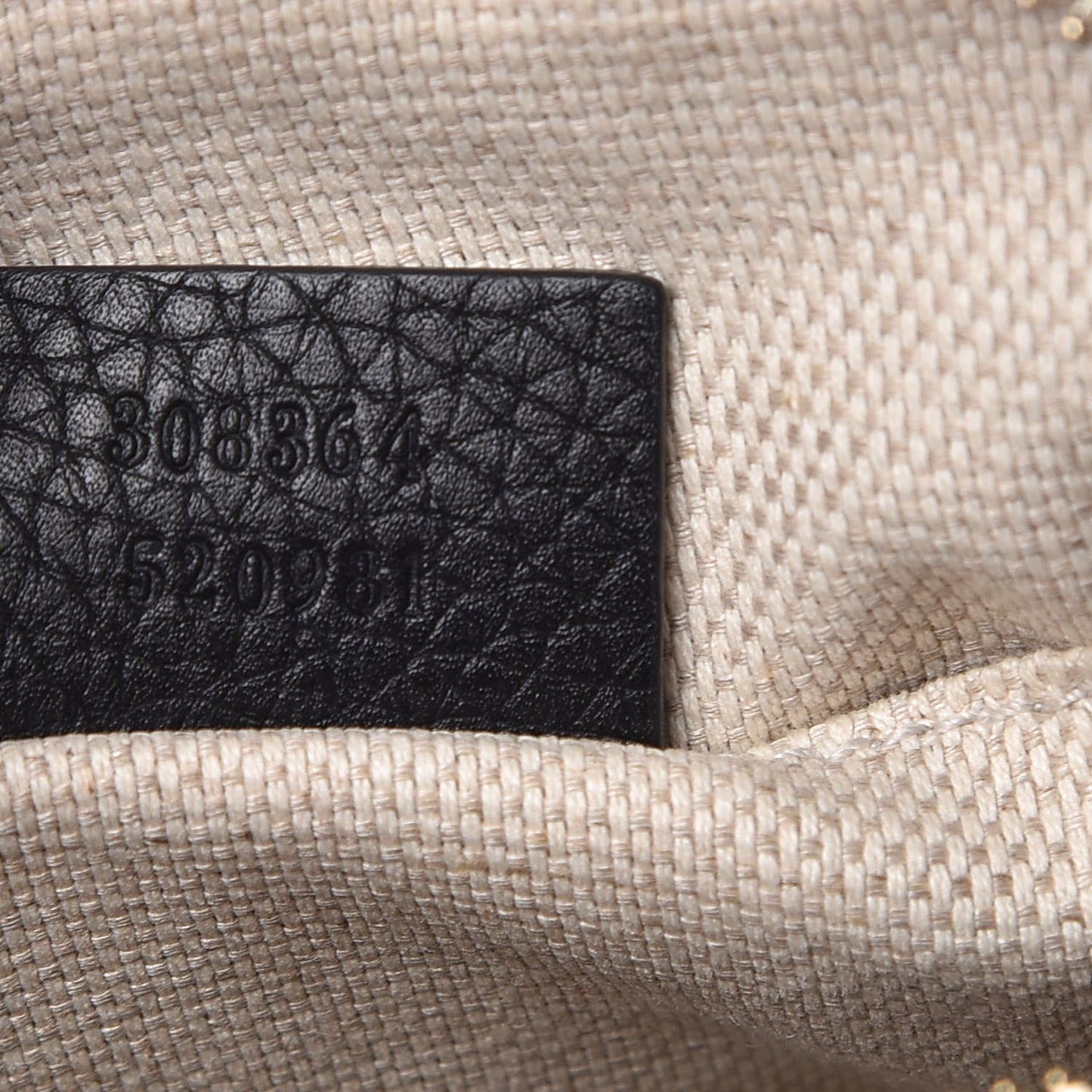 Pebbled Calfskin Small Soho Disco Bag Black