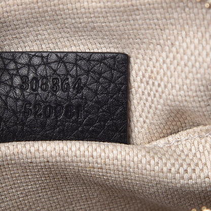 Gucci Pebbled Calfskin Small Soho Disco Bag Black 7 of 8