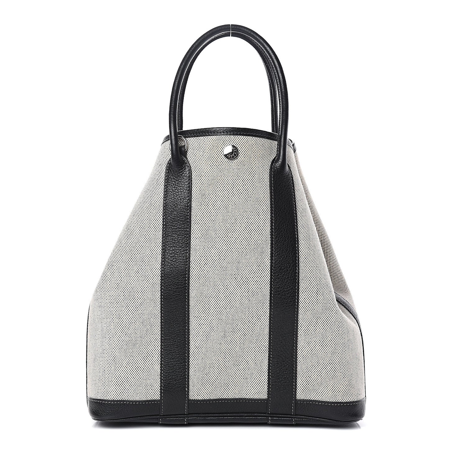 Buffle Skipper Toile Garden Party Vertical Tote Black