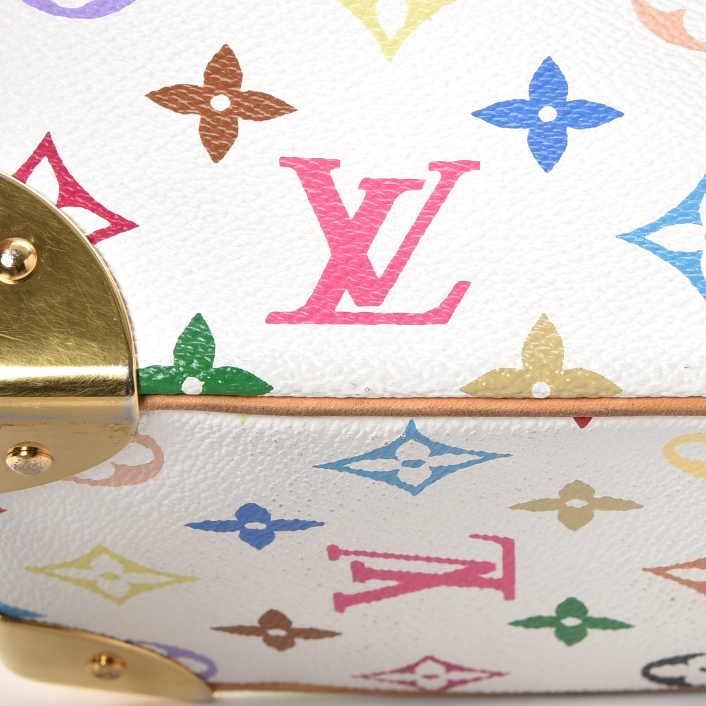 Monogram Multicolor Trouville White