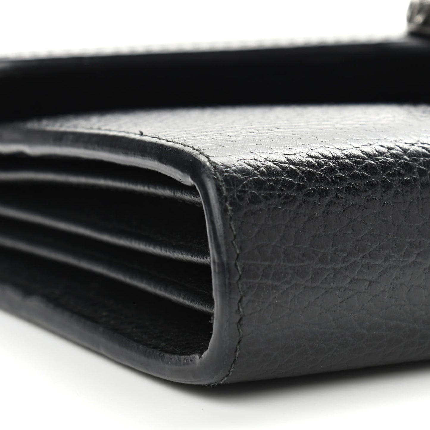 Calfskin Mini Dionysus Chain Wallet Black