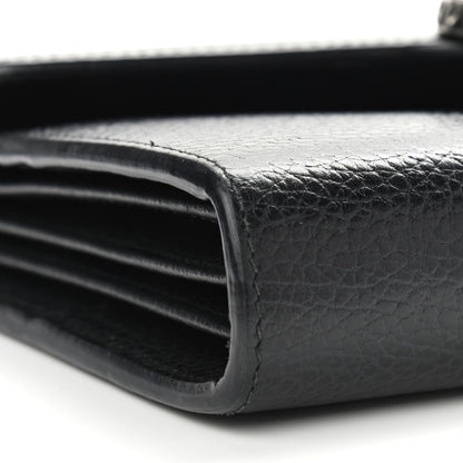 Gucci Calfskin Mini Dionysus Chain Wallet Black 8 of 13