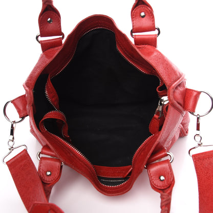 Balenciaga Agneau Giant 21 Silver Hardware City Rouge Coquelicot 4 of 17