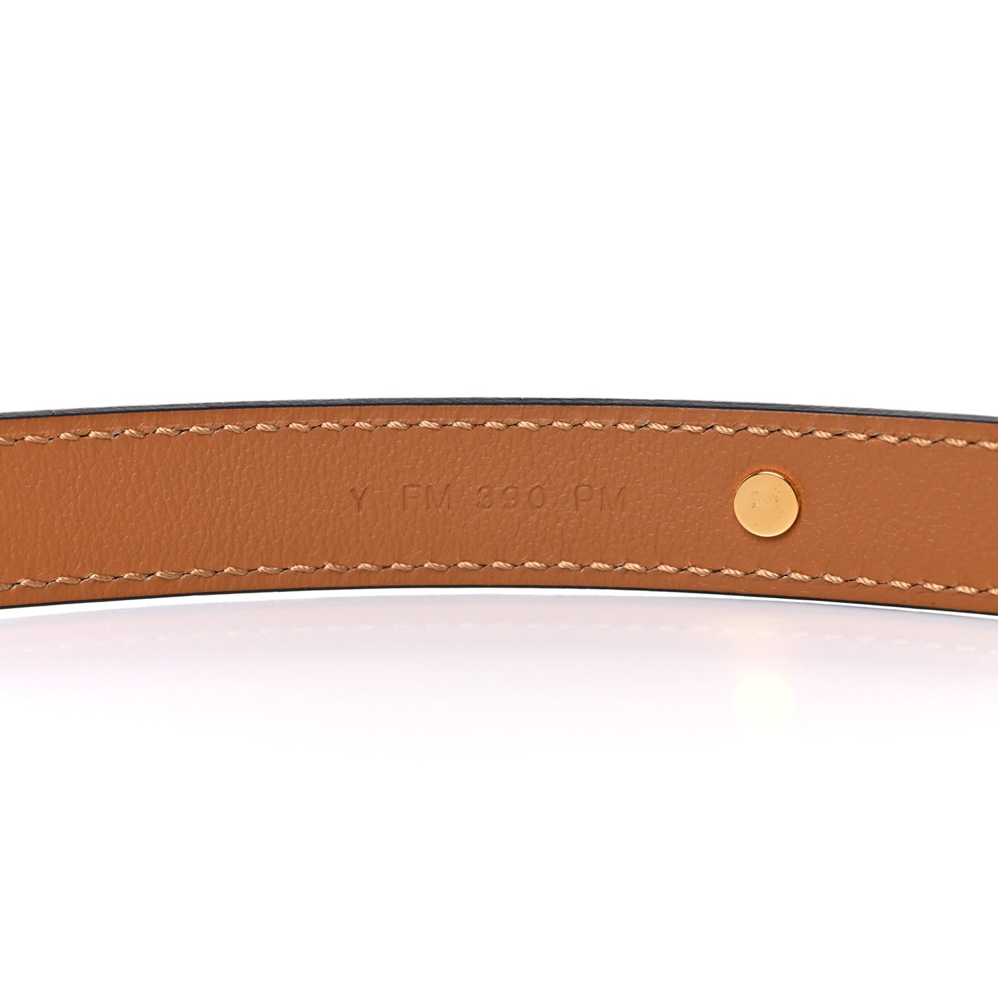 Epsom Studded Rivale 18 Belt Gold