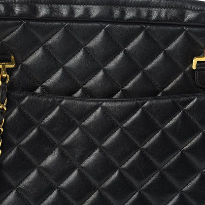 Chanel Lambskin Quilted Shoulder Bag Black 12 of 12