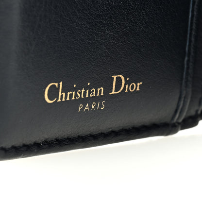 Christian Dior Oblique Saddle Lotus Wallet Blue 6 of 8