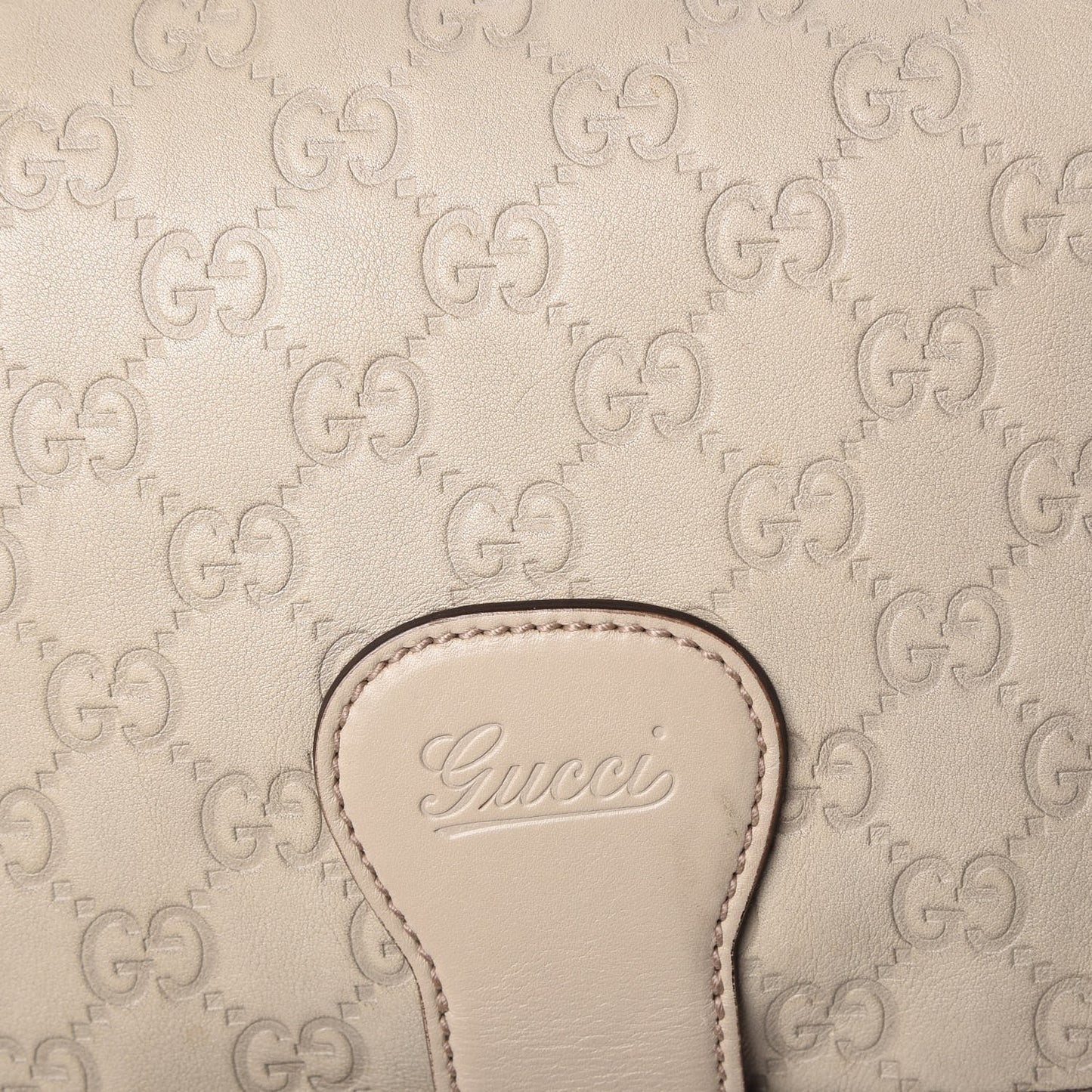 Guccissima Messenger Bag Ivory