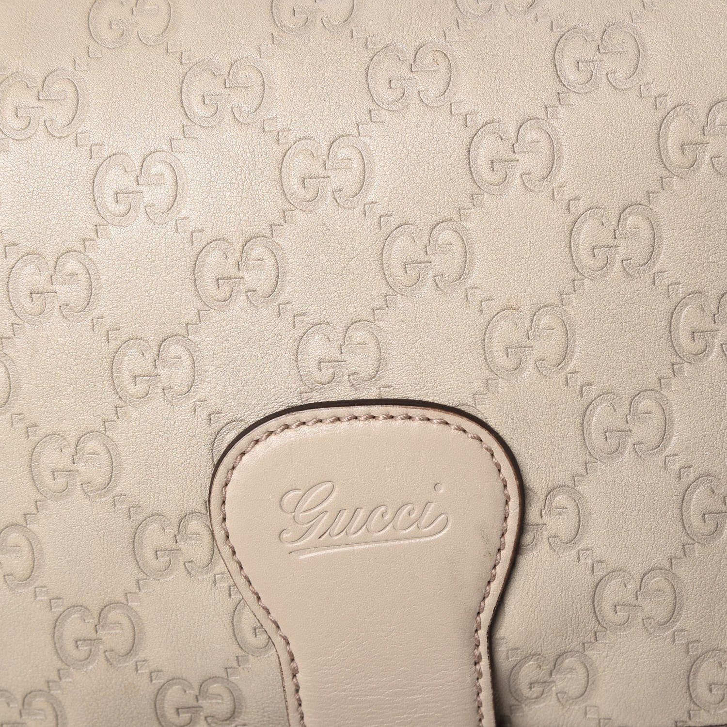 Gucci Guccissima Messenger Bag Ivory 12 of 12