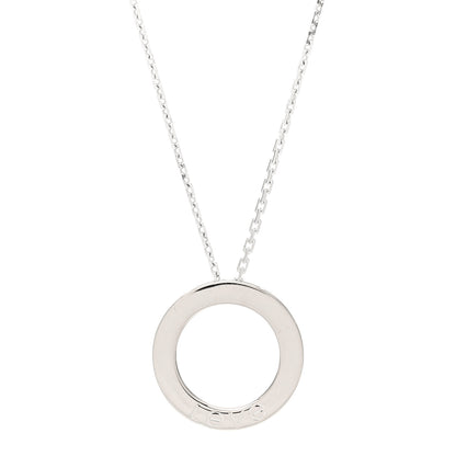 Cartier 18K White Gold LOVE Pendant Necklace 4 of 7