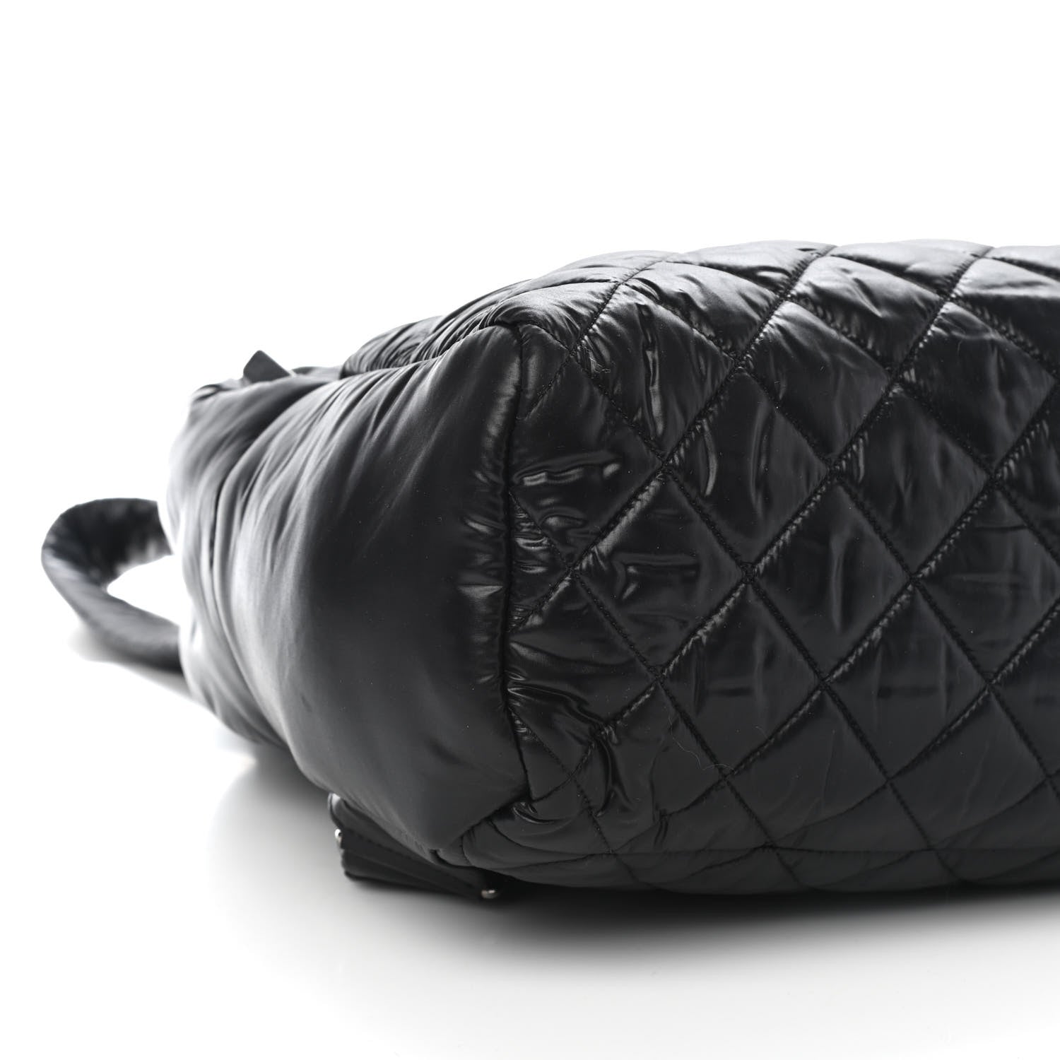 Chanel Nylon Quilted Coco Cocoon Backpack Black 7 of 9