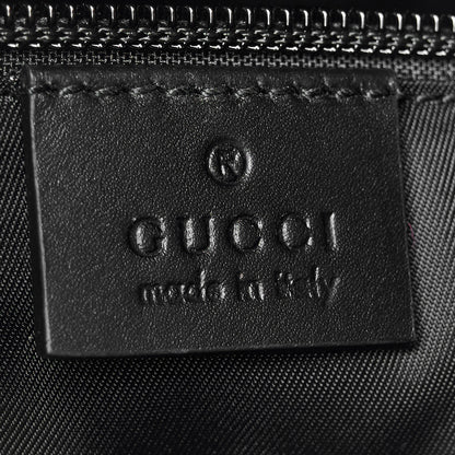 Gucci GG Supreme Monogram Web Messenger Bag Black 6 of 10