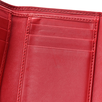 Gucci Calfskin Matelasse GG Marmont Wallet Hibiscus Red 12 of 16