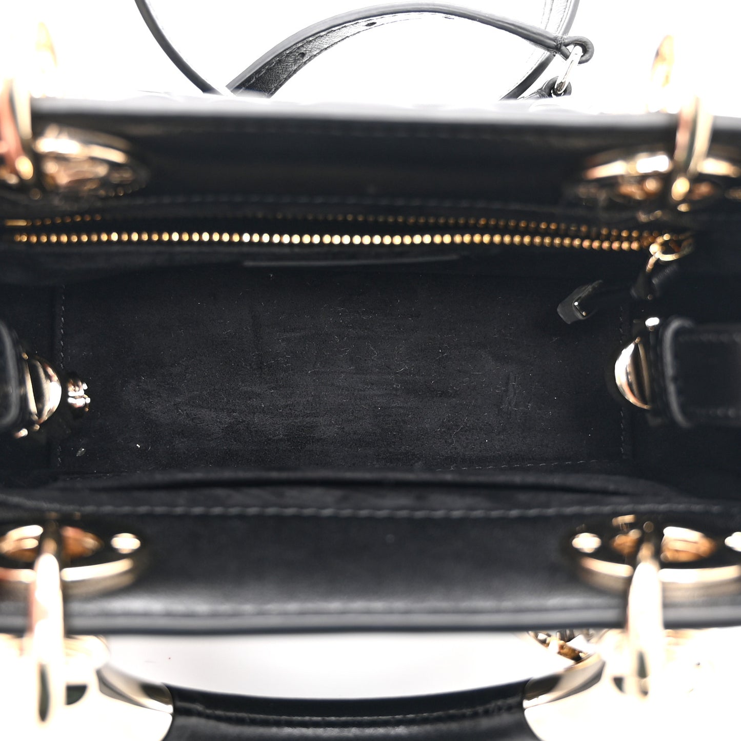 Calfskin Cannage Mini The Lady 95.22 Black