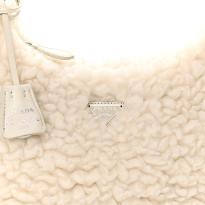 Prada Cashmere Mini Re-Edition 2000 Bag Naturale 8 of 10