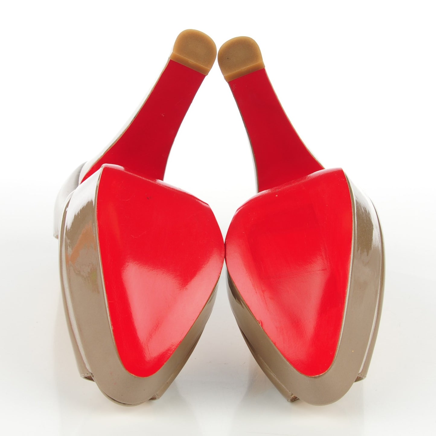 Patent Bambou 140 Pumps 35.5 Oyster