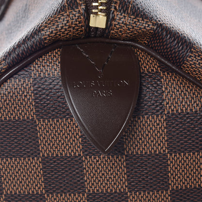 Louis Vuitton Damier Ebene Speedy 30 7 of 9