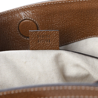 Gucci Monogram Textured Calfskin Medium Bree Foldover Tote Beige Ebony Nocciola 8 of 10